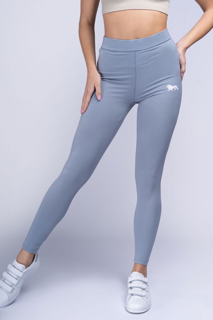 Frauen Leggings SKELBO Pastel Blue/White XL Lonsdale