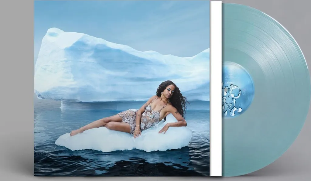 Vinyle transparent bleu clair TSHA Sad Girl album électro exclusif