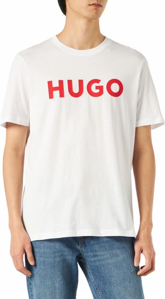 HUGO Dulivio Grafik-T-Shirt, Weiß S