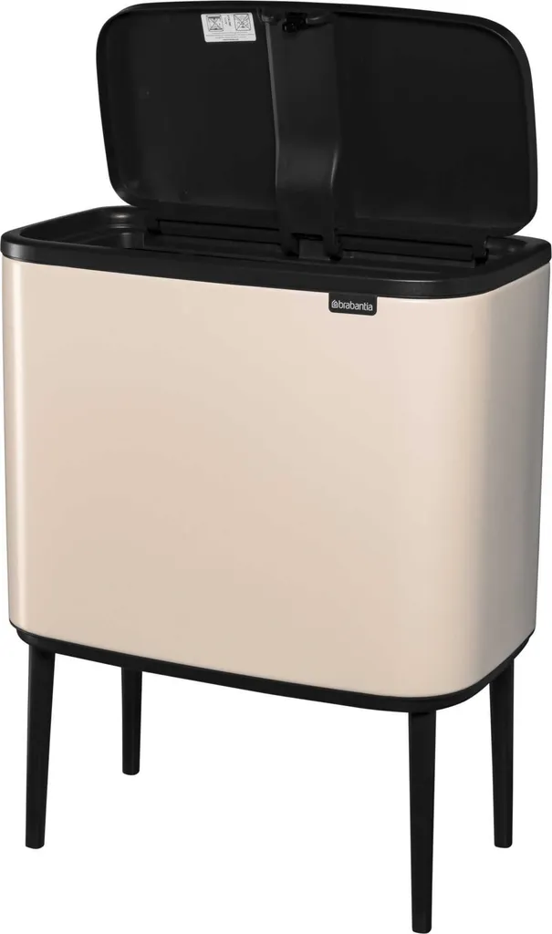 Poubelle Tri Sélectif Design 3 Compartiments Brabantia Bo Touch 33L