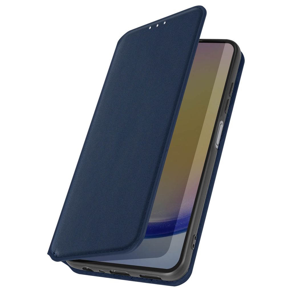 Avizar, Classic Edition Kunstlederetui Samsung Galaxy A25 5G, Nachtblau
