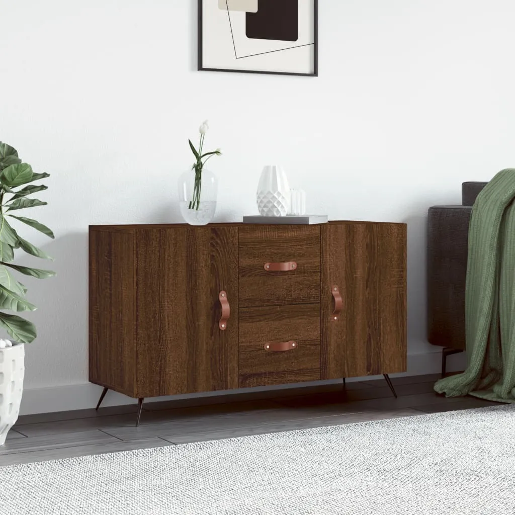 Credenza da Cucina e Soggiorno vidaXL Rovere Marrone 100x36x60 cm