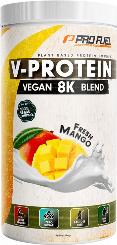 ProFuel V-Protein 8K Blend (750g) Fresh Mango - Eiweiße - Veganes Eiweiß