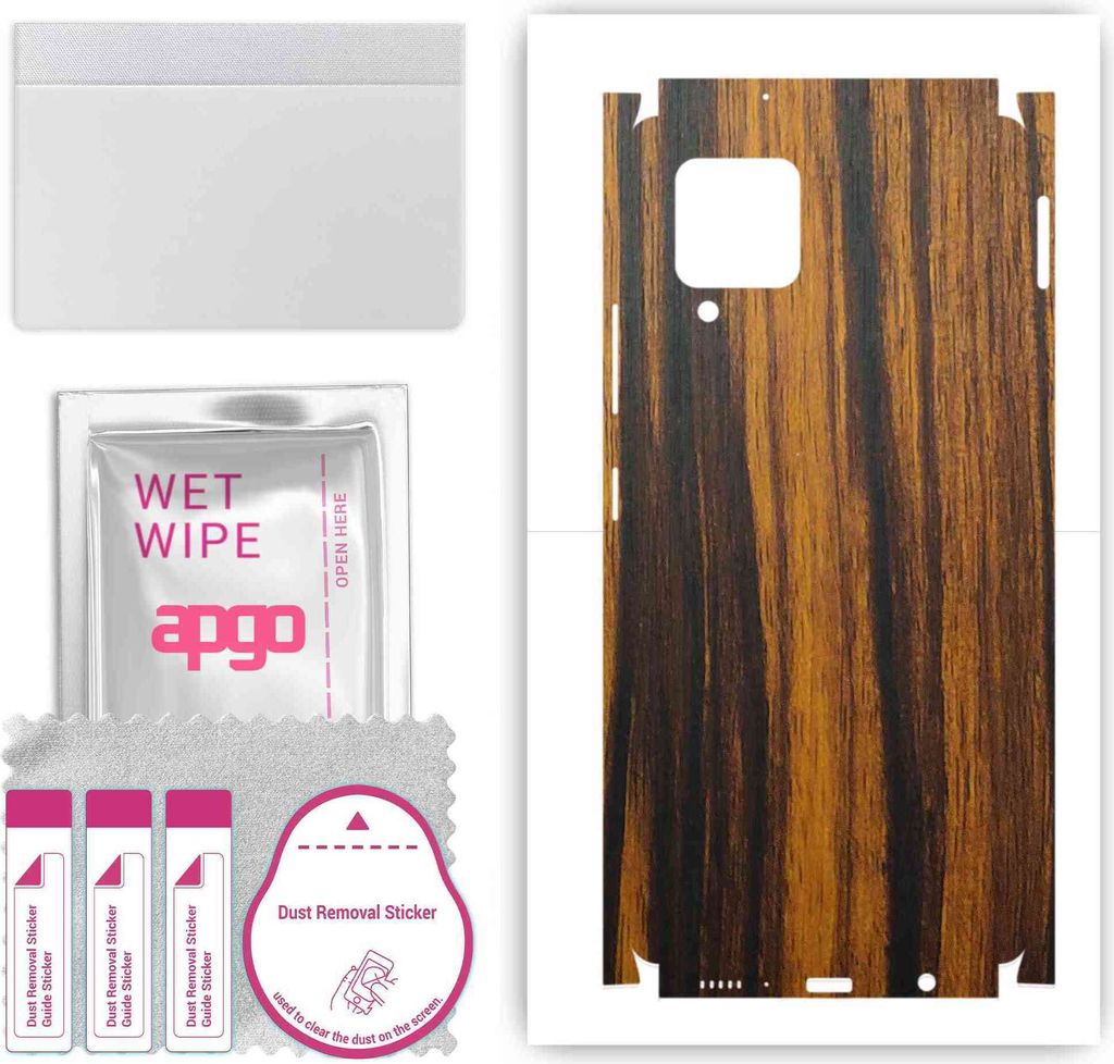 apgo Rückseite + Seiten Schutzfolie, Skin, kompatibel mit Samsung Galaxy M42 5G, Hinten Displayschutzfolie aus Vinylfolie, kratzfest, einfache Mon...
