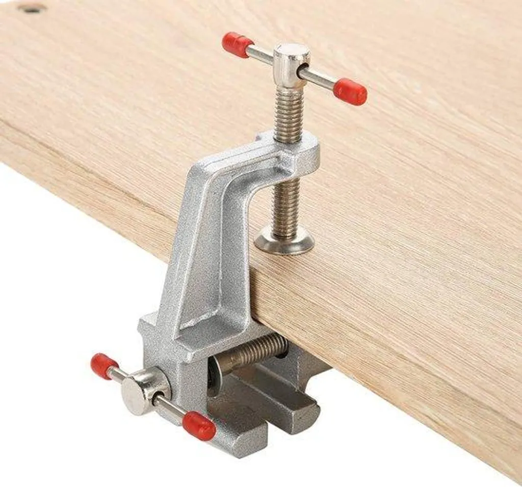 Mini étau de table robuste, idéal petit garage, fixation rapide et facile