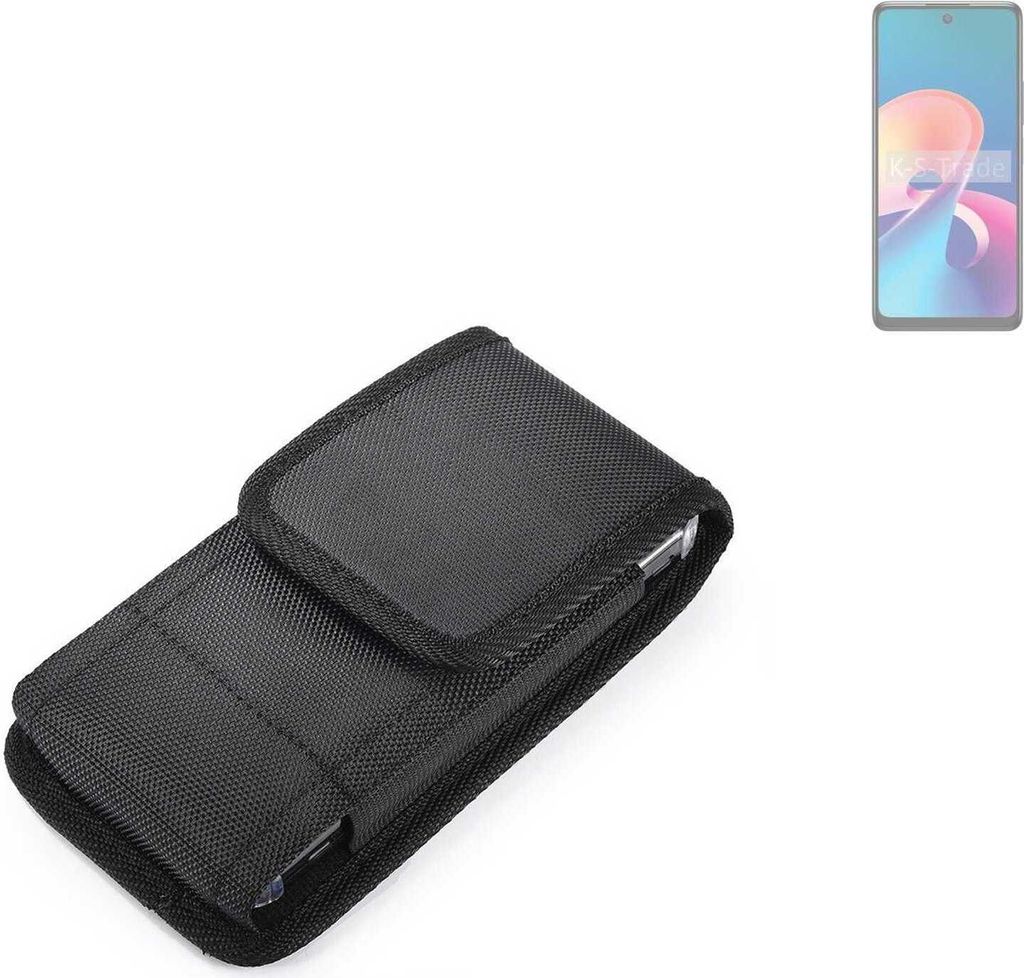 Holster Gürteltasche kompatibel mit TCL 50 XE 5G Holster Gürtel Tasche wasserabweisend Handy Hülle Schutz Hülle Outdoor schwarz K-S-Trade