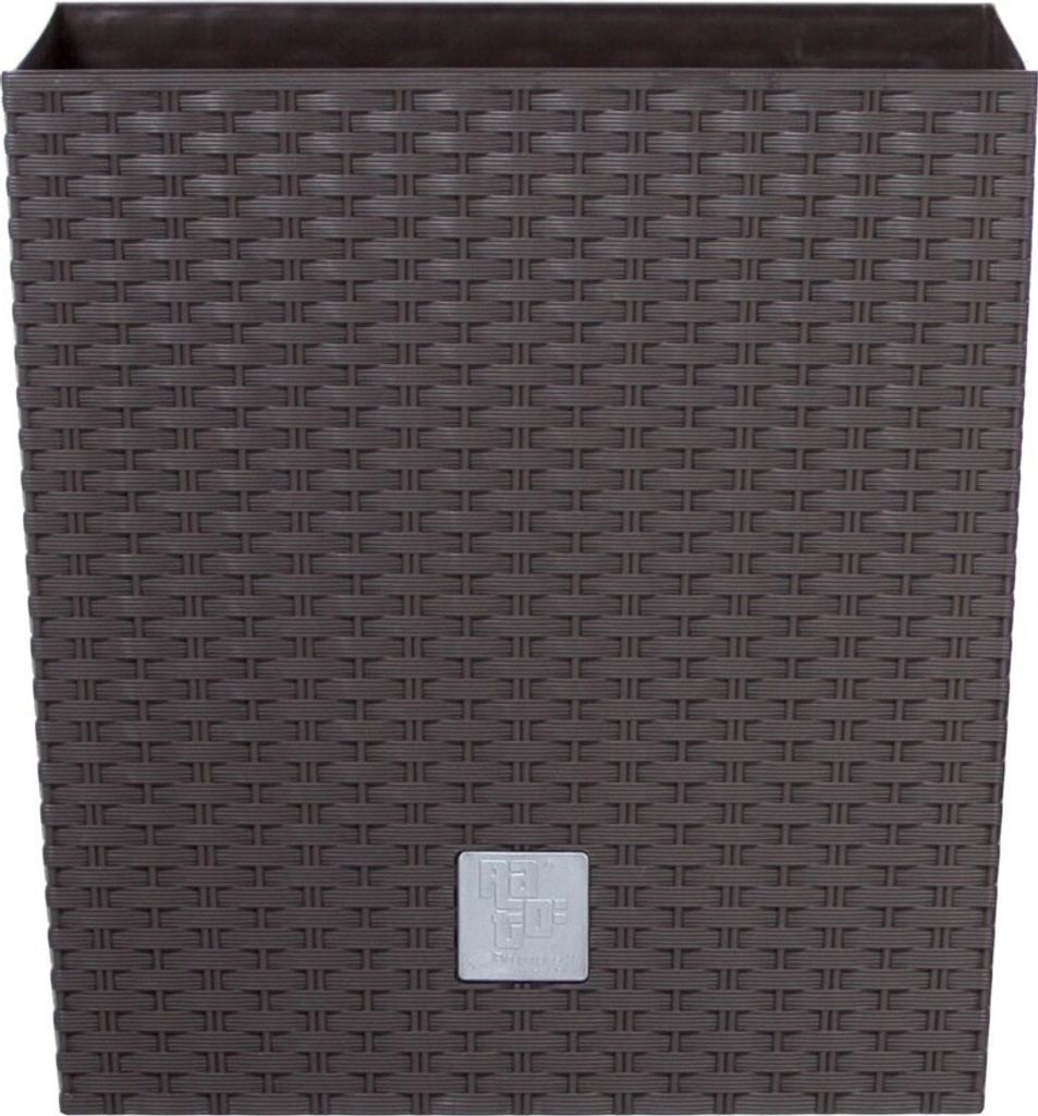 Květináč RATO LOW s vkladem 22,3 cm - barva: umbra Image du produit 