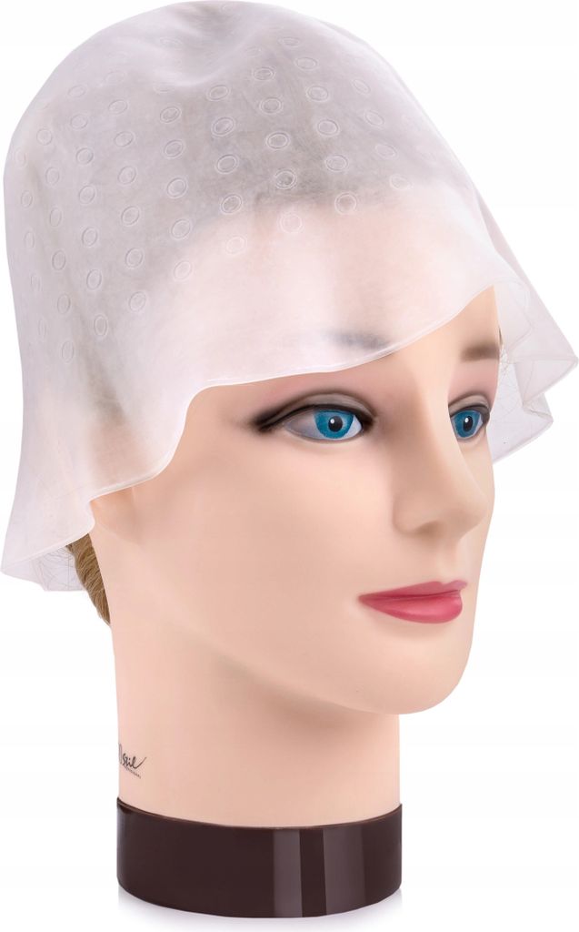 Ponik's Strähnenhaube aus Silikon für Stränchen, Balayage, Strähnchen Set, Zubehör mit Strähnennadel und Färbepinsel, Strähnenhaube mit Kre...