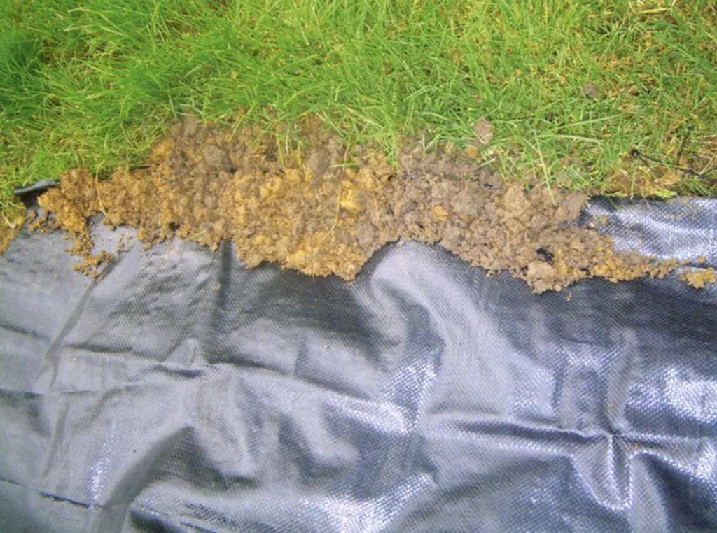 Toile de paillage anti-mauvaises herbes 100g 2,1x100 m sol propre Garden