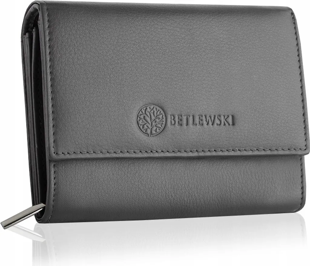 Petit porte-monnaie SOFTLY gris BPD-SS-11 - Texture douce et durable