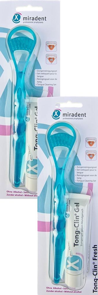 2x Tong Clin Fresh Set - Gel mit Zungenreiniger