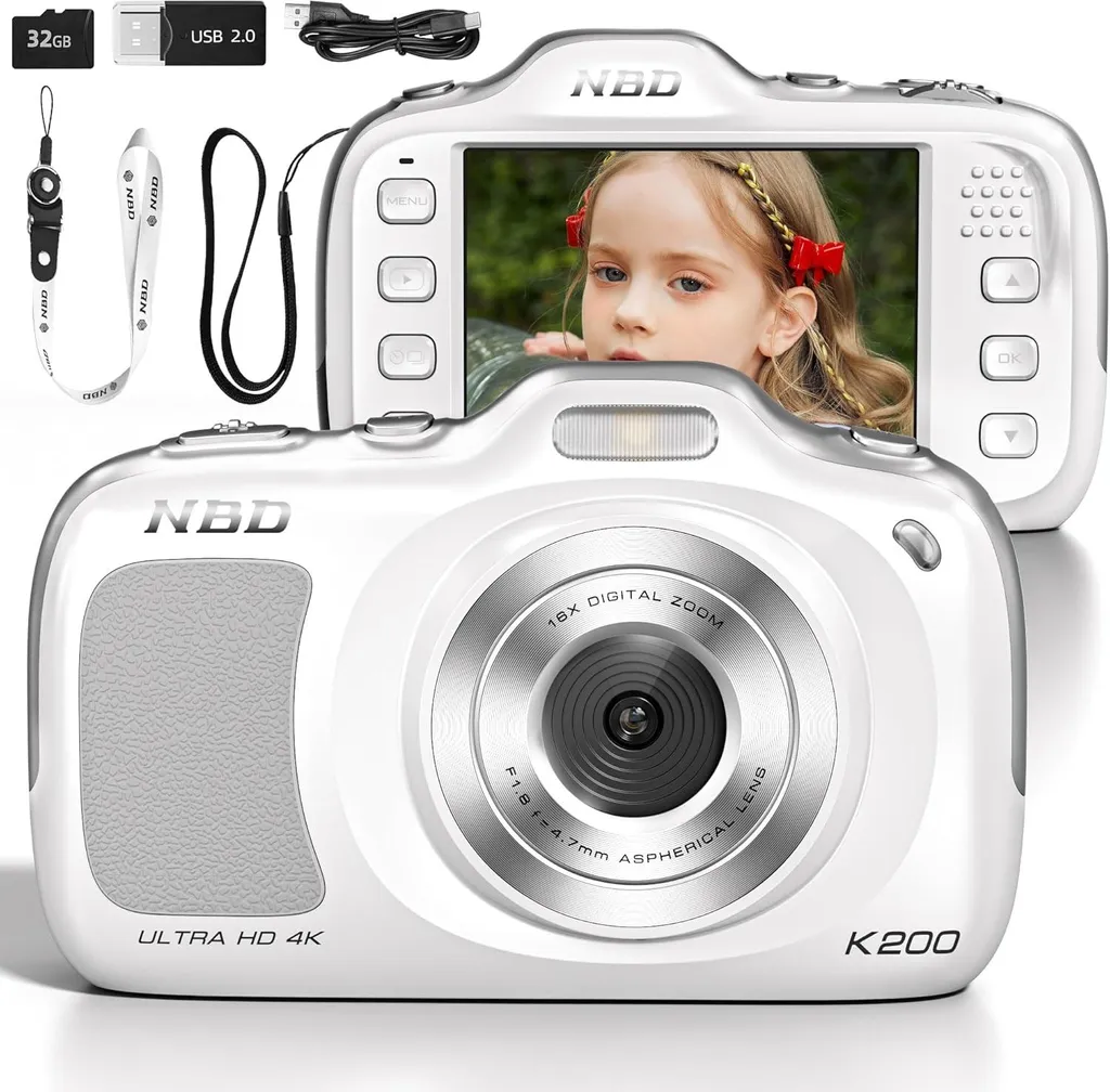Appareil photo compact 64 Mpx ultra léger 120g avec connexion Wi-Fi