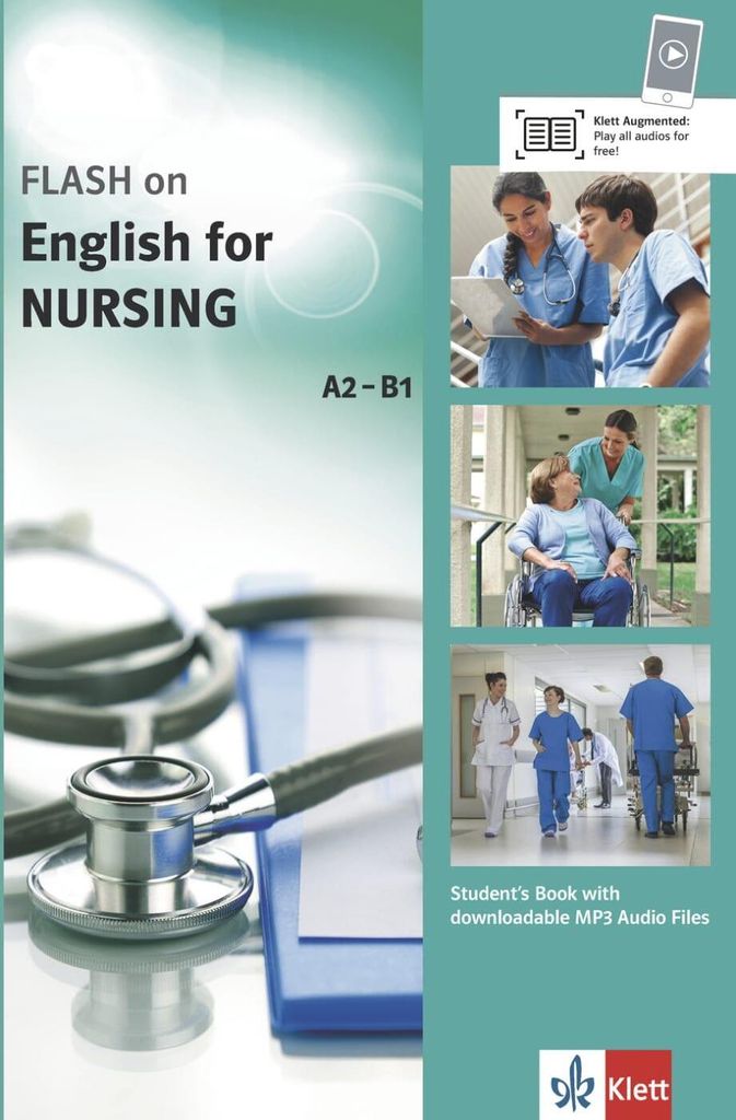 FLASH ON ENGLISH. Nursing . Kurs- und Übungsbuch + Audio online