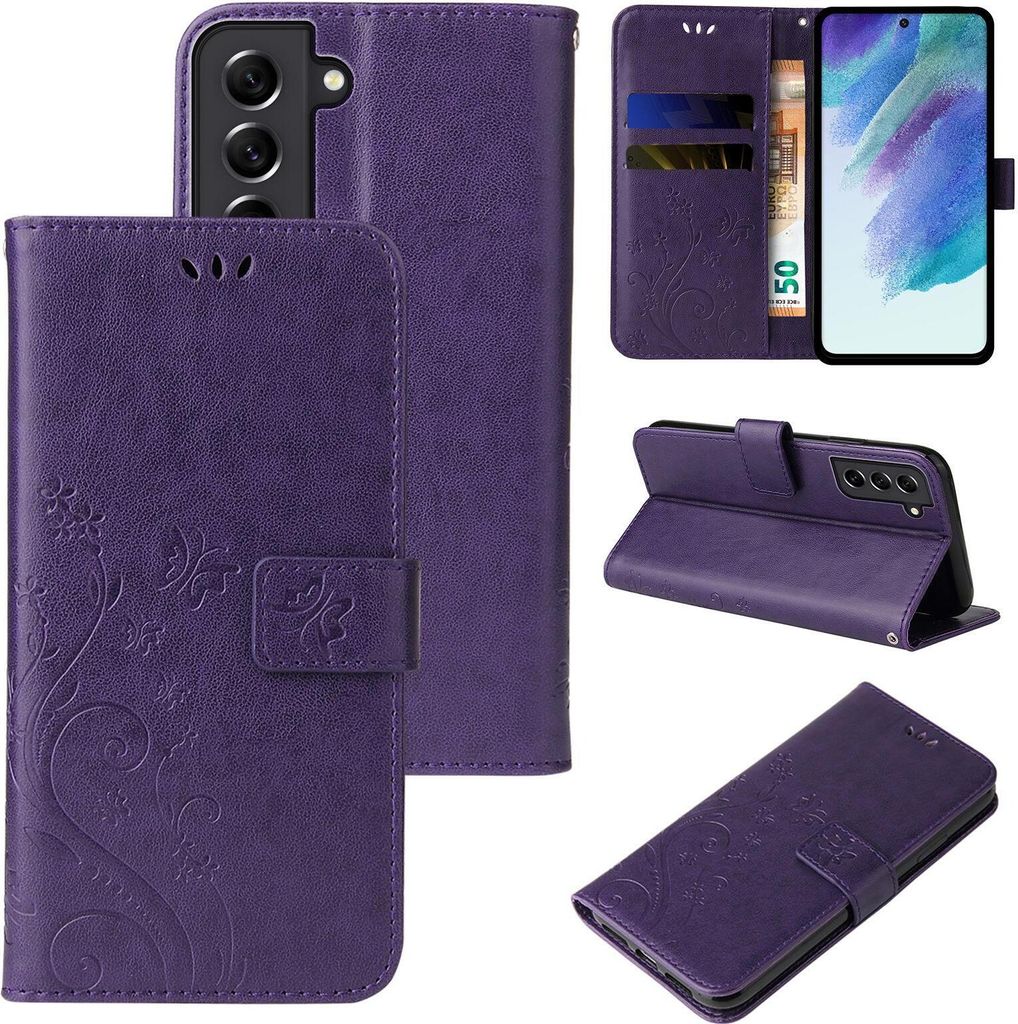 Handyhülle für Samsung Galaxy S21 FE Floral Blumen Produktbild 