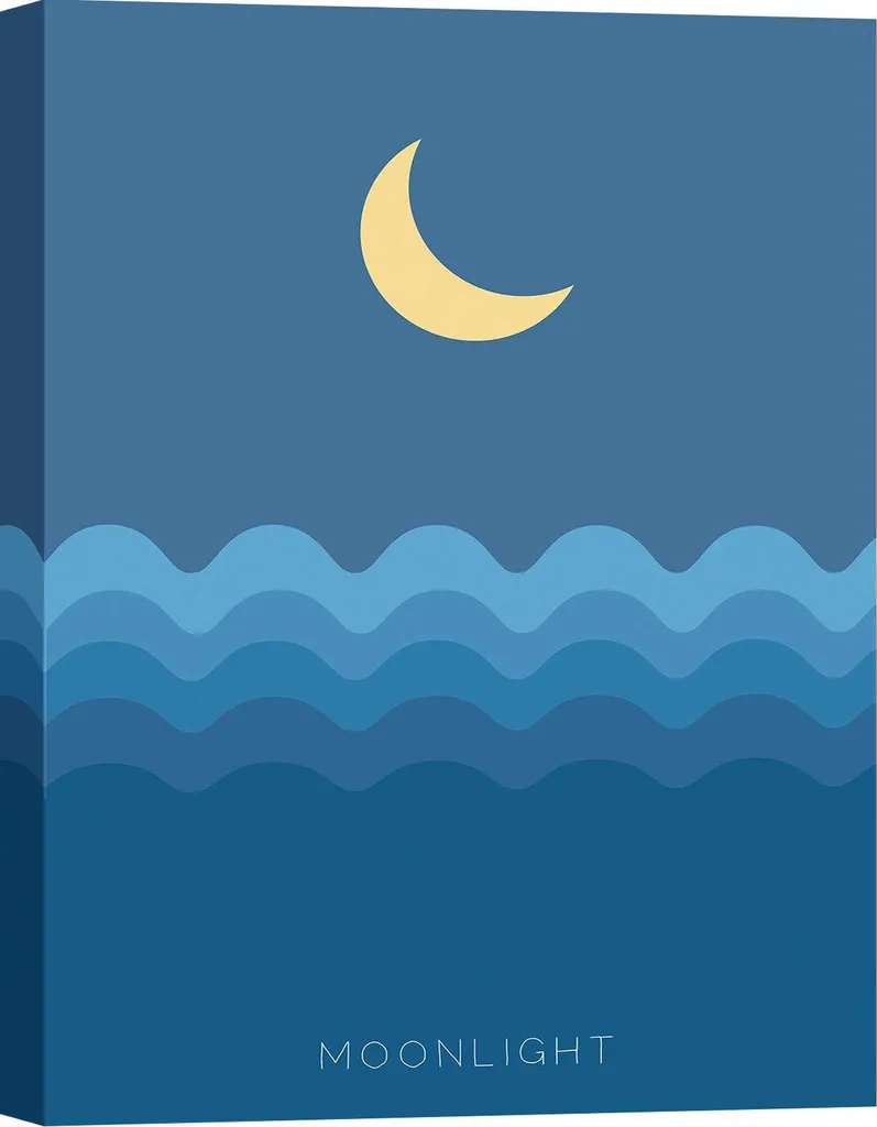Offerta Tela Atelier Deco 60x40 cm Chiaro di Luna - Quadro su Tela