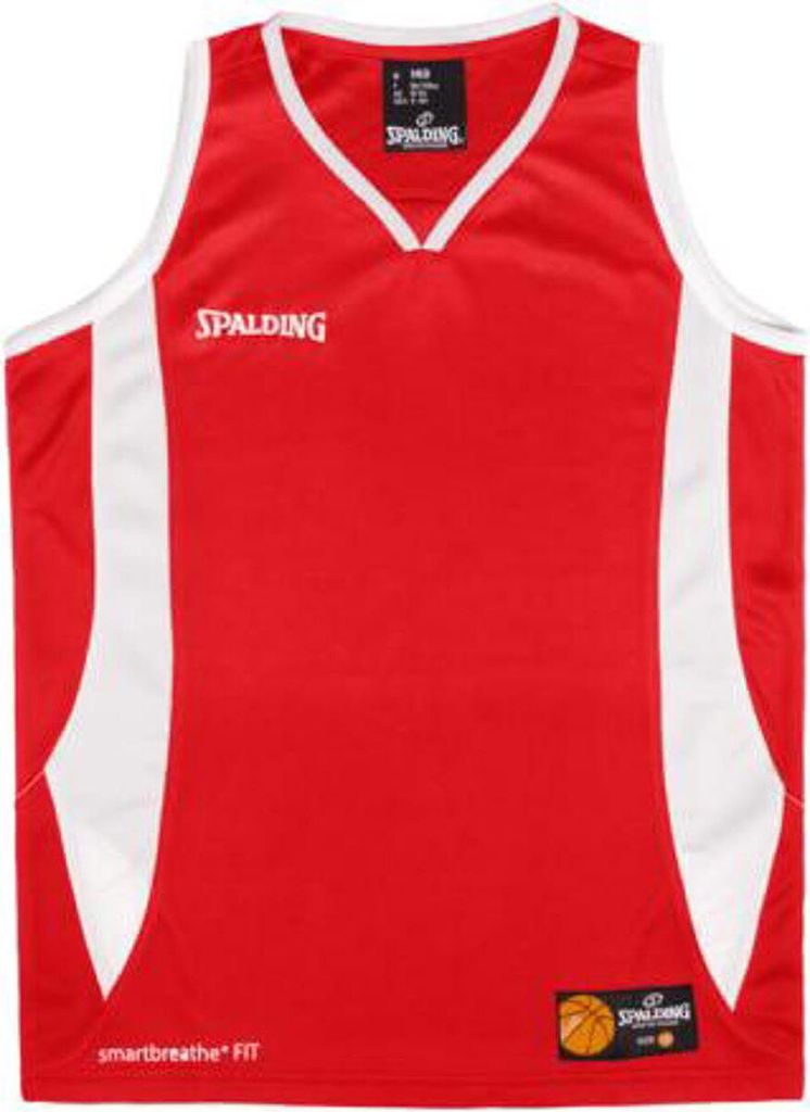 Spalding Jam Basketballtrikot Kinder - Rot / Weiß