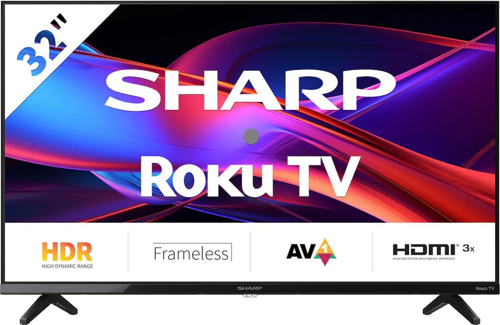 Sharp 32GD2225E LED-Fernseher 32", HD, Smart-TV schwarz Produktbild 10