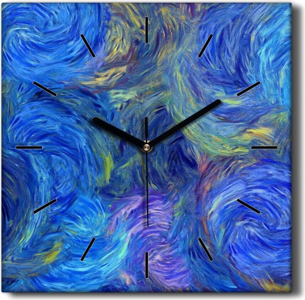 Coloray Hodiny Unikátní 30x30 cm  Tiché hodiny Pro obývací Produktbild 