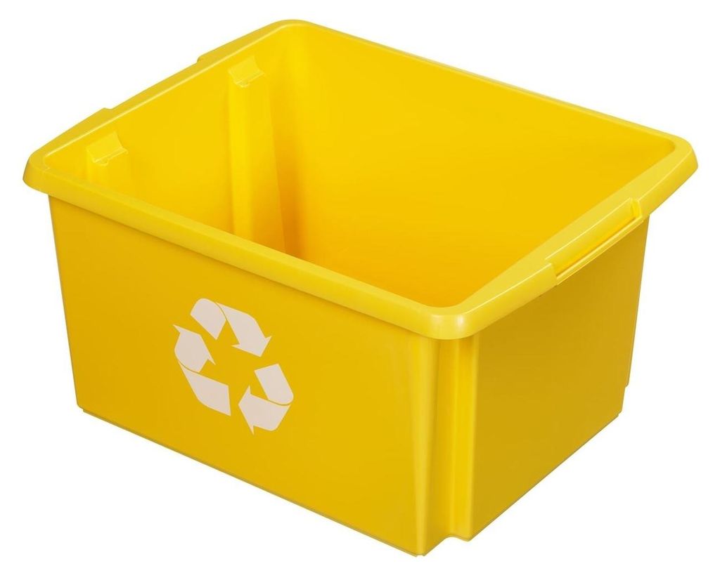 Sunware Aufbewahrungsbox - gelb - 32 Liter - 45 x 36 x 24 Produktbild 