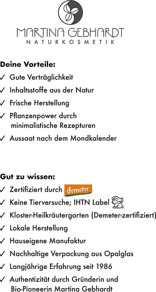 MARTINA GEBHARDT HAPPY AGING Creme fr reife Haut 50 ml