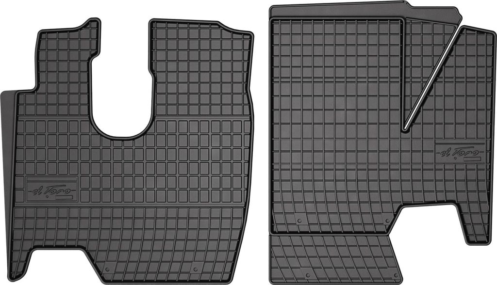 FROGUM Gummimatten Autofussmatten für Mercedes Atego 2 2005-2013