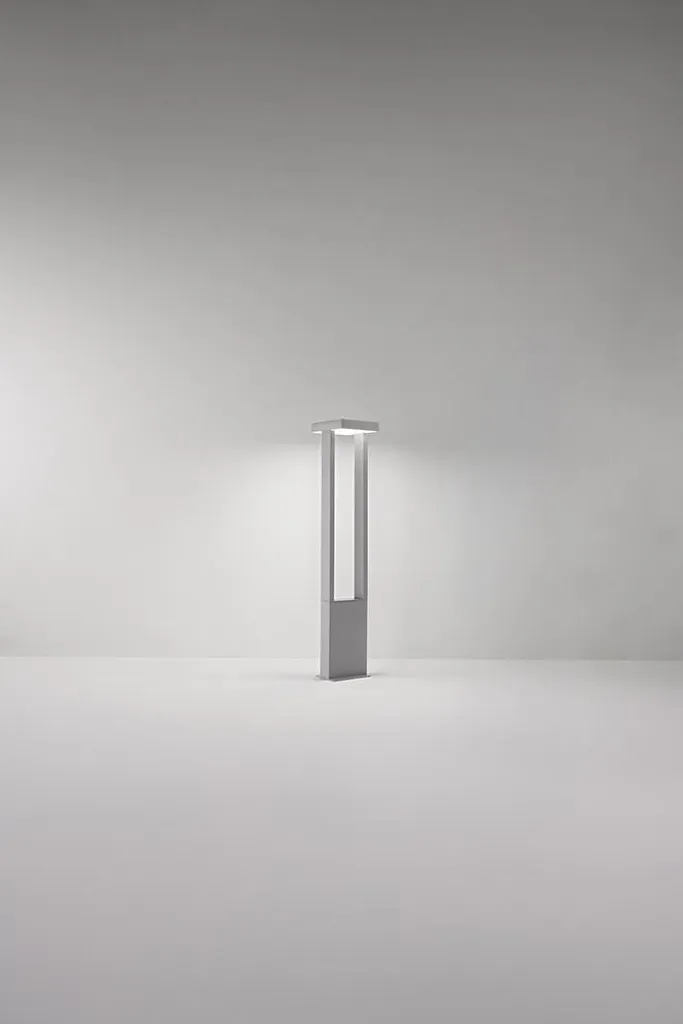 Paletto Giardino LED 14W Perenz Kapp Grigio Cemento IP65 3000K