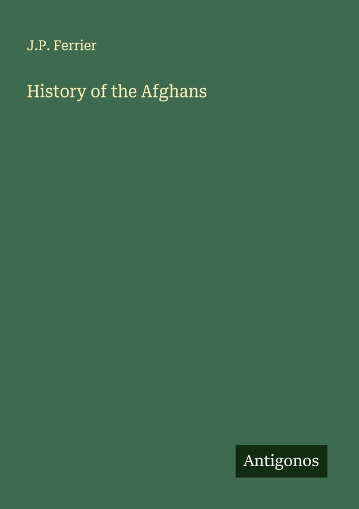 History of the Afghans