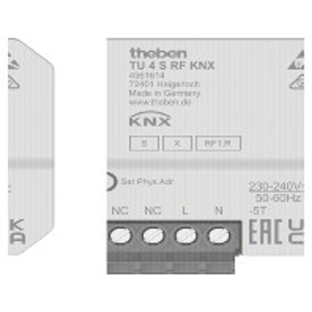 Funk-Tasterschnittstelle 4-fach TU 4 S RF KNX