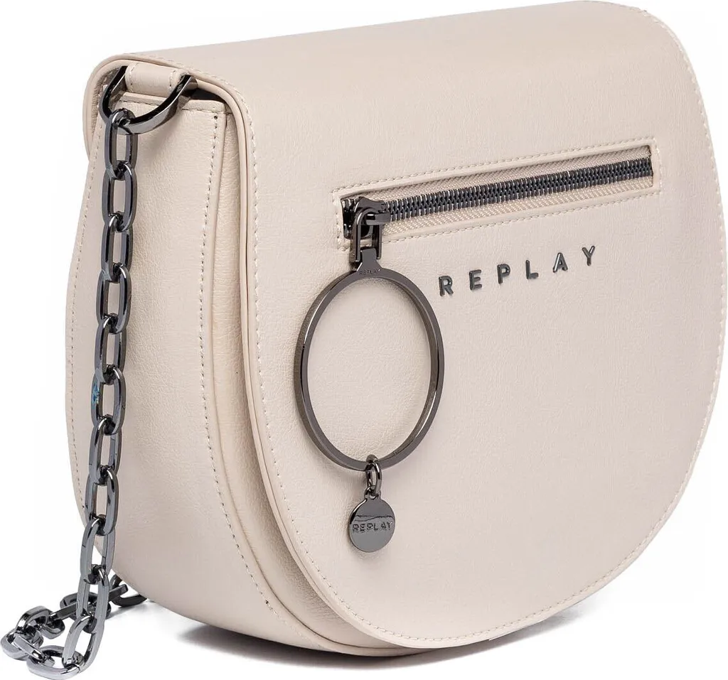 Vivi la Città con Replay: Borsa a Tracolla Crystal Beige Incredibile