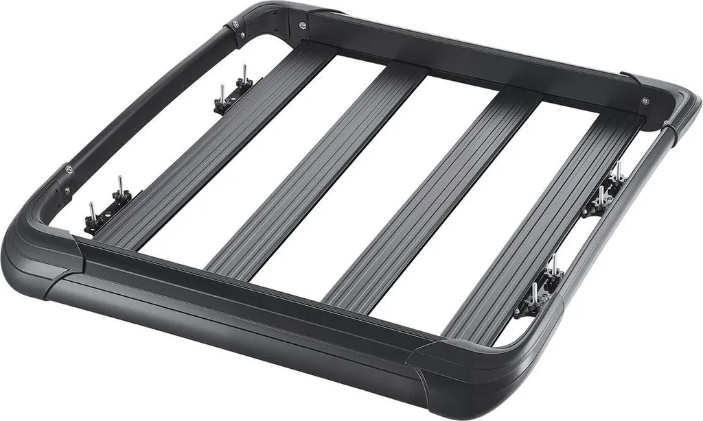 Porte-bagages de toit universel format panier pour voiture et SUV noir
