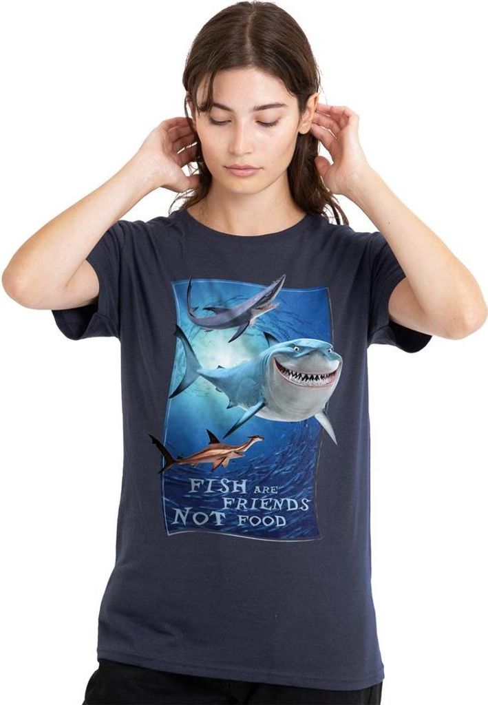 Finding Nemo - "Fish Are Friends" T-Shirt für Damen TV25167 (XXL) (Marineblau)
