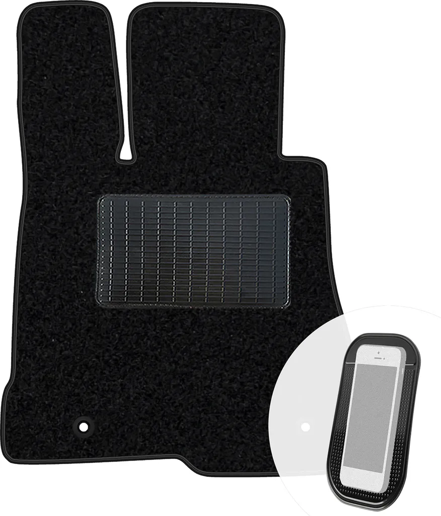 Tappetino Ricambio Mercedes CL C216 2006-14 | Nero Velours Misura
