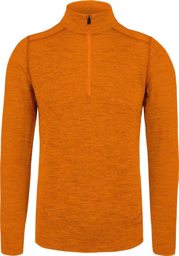 normani Herren Merino Langarm mit 1/4 Zipper