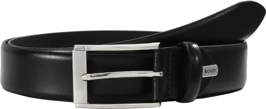Cintura LLOYD W110 in Pelle Nera | Alta Resistenza e Comfort 35mm