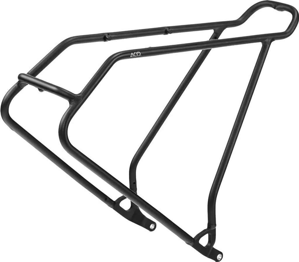 Porte-bagages stable ACID SIC Rail Argent 28 pour sacoches de vélo
