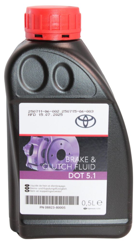 TOYOTA Płyn hamulcowy DOT5.1 0.5L 08823-80005 OE Zdjęcie produktu 