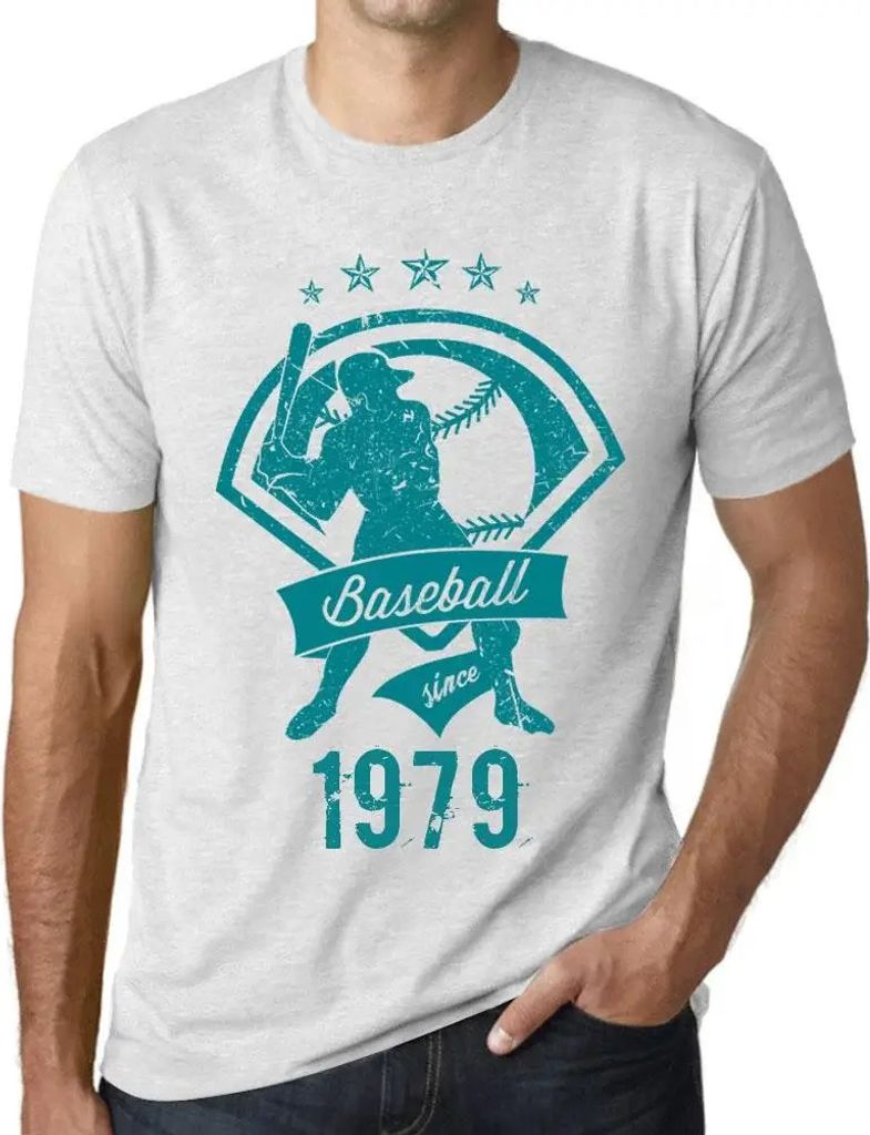 Herren Grafik T-Shirt Baseball seit 1979 – Baseball Since 1979 – Geschenk 45. Geburtstag Jahrestag 45 Jahre Jubiläum 45 Jährige Mann Jahrgang...
