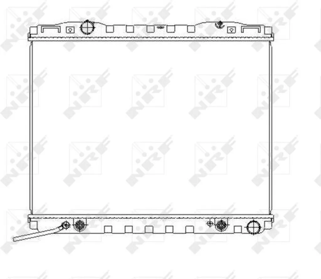 Radiateur NRF 53366 Aluminium 253103E020 - Refroidissement Moteur Sorento