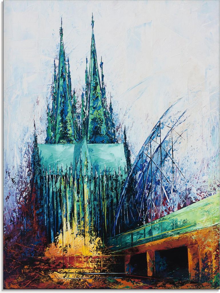ARTland Glasbild Kölner Dom I Größe: 45x60 cm