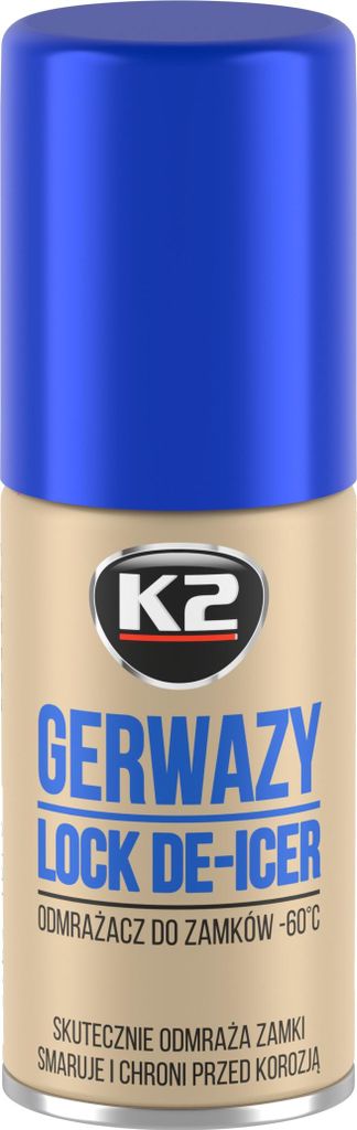 K2 | Türschloss-Frostschutzmittel GERWAZY - 50 ml - Anti-Korrosion - für - bis -60°C