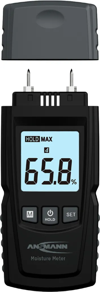 Humidimètre ANSMANN 1900-0116 avec Écran LCD et Capteurs Haute Précision