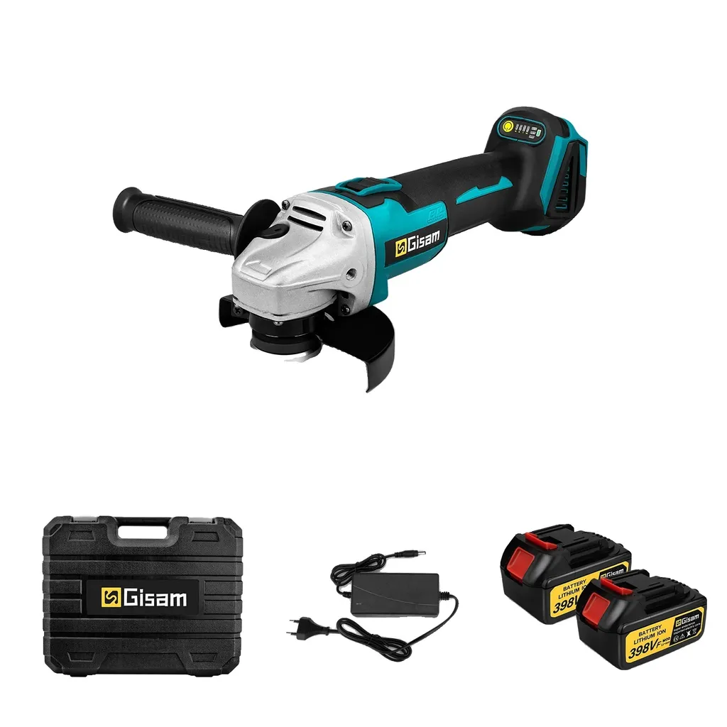 Meuleuse 125mm moteur Brushless 10000 tr/min, pack duo batteries inclus