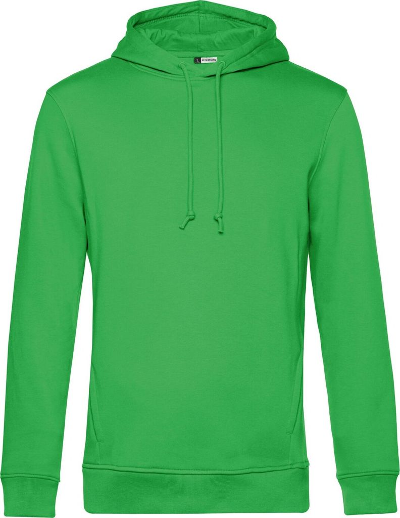 B&C - Kapuzenpullover, Baumwolle aus biologischem Anbau für Herren RW7937 (S) (Apfelgrün)