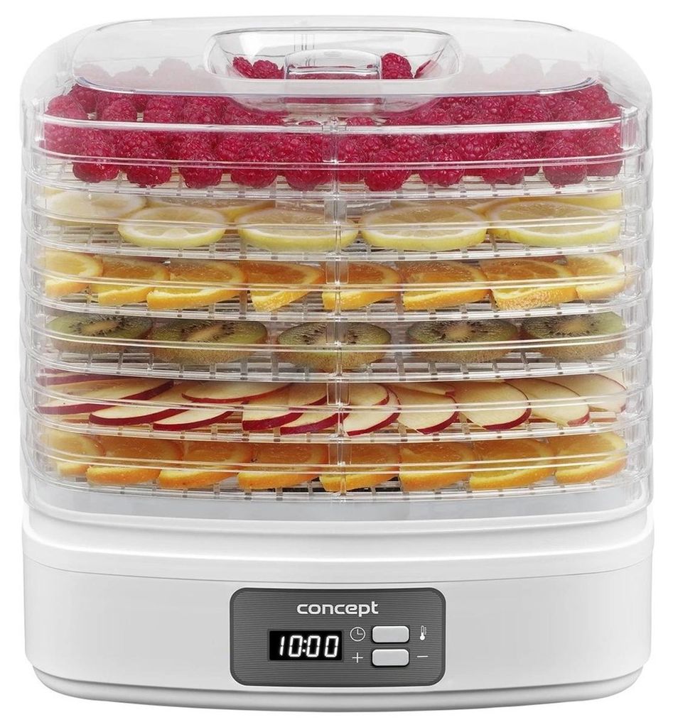 Concept SO2080 Voedseldehydrator, wit, 260 Watt Productafbeelding 