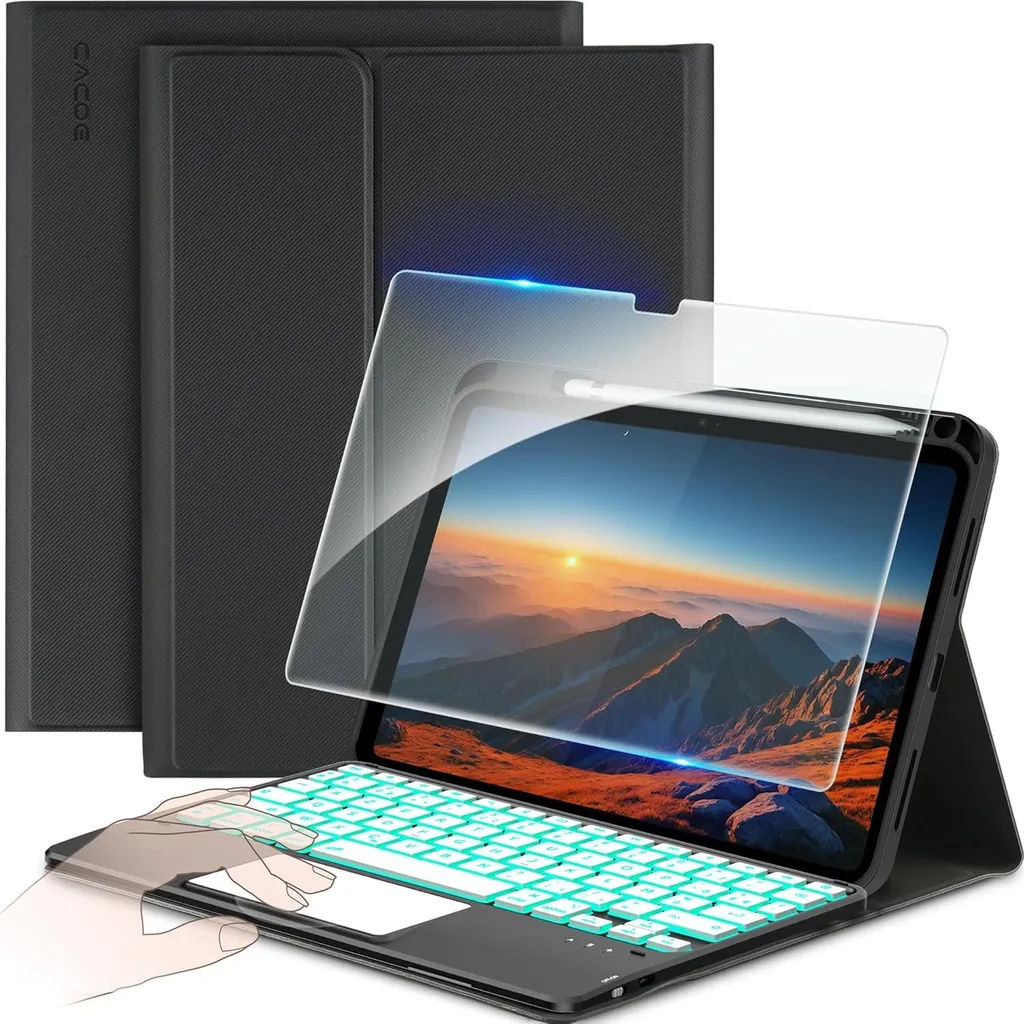 Recensione Tastiera iPad 10 CACOE AZERTY Touchpad 10.9 2022 - Best Buy