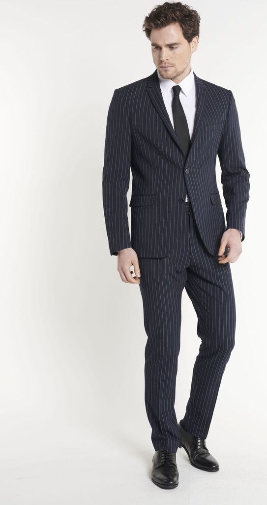 SteffenKlein Herren Anzug Slim fit 5621-102, 5621-106, 5621-48, 5621-50, 5621-52, 5621-54, 5621-56 904551 Marine 56