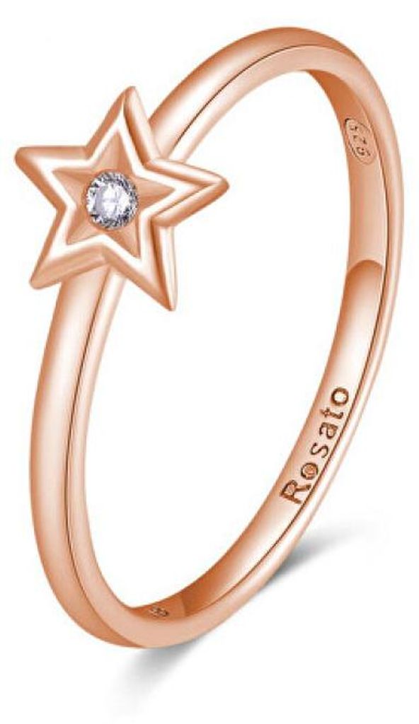 Charming bronze ring with a star Allegra RZA028 - Circuit: 54 mm