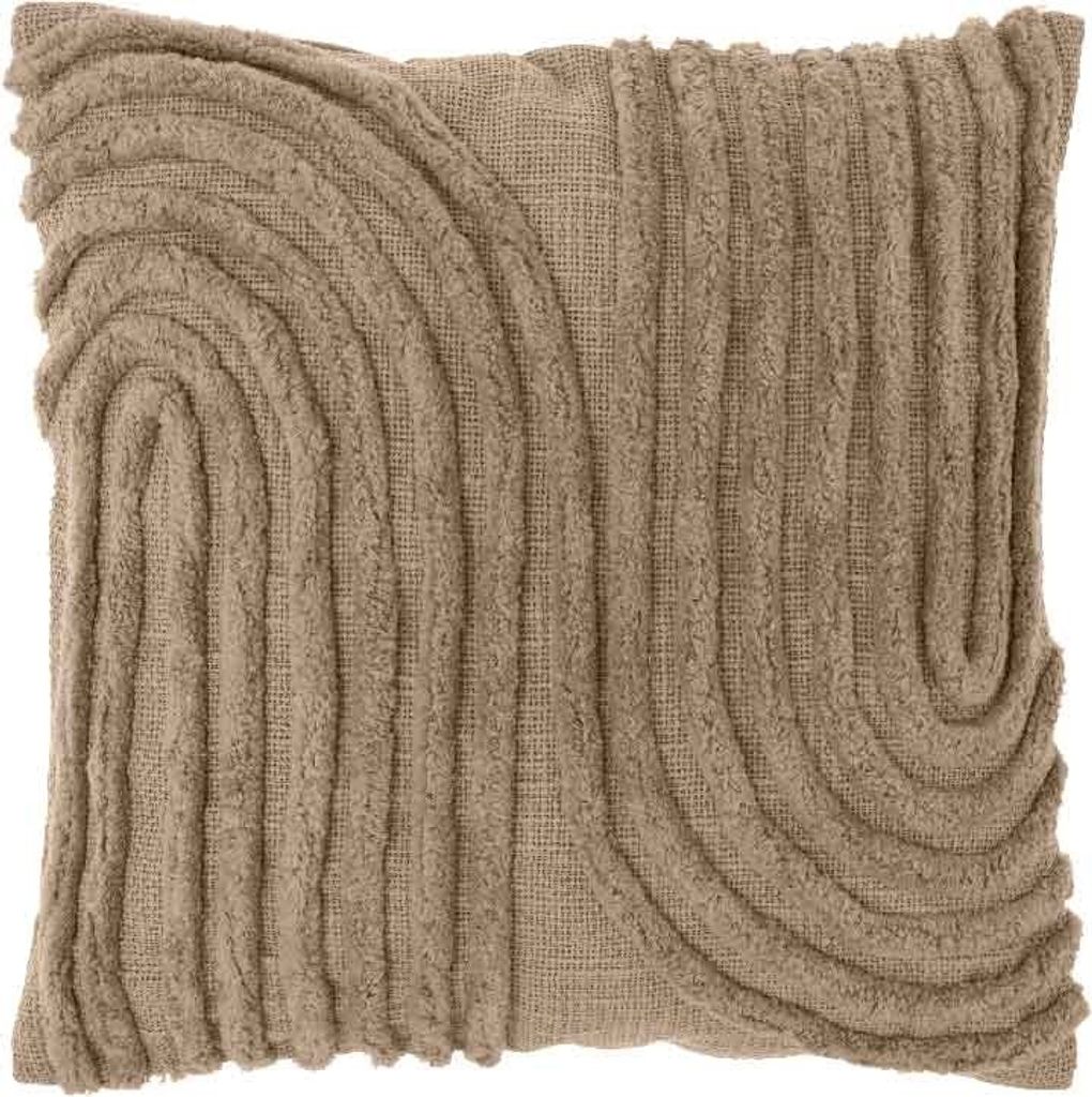 Unique Living - Dekokissen Maeve Taupe 45x45 Produktbild 