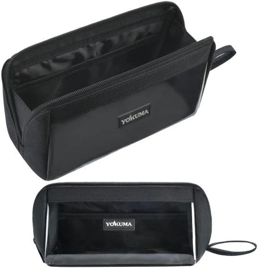 Organisateur noir transparent de grande capacité pour bureau et sac