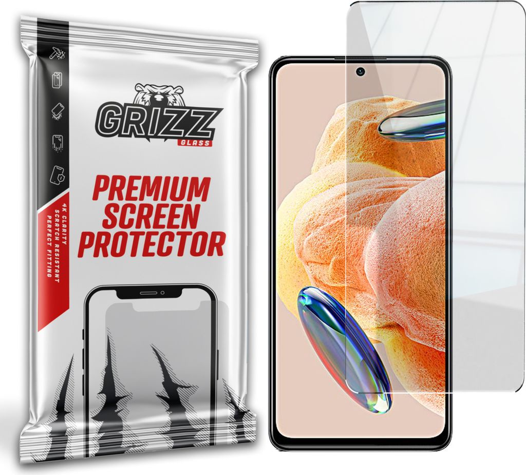 GrizzGlass Xiaomi Hybridglas HybridGlass für Redmi Note 12 Pro 4G
